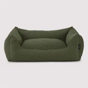 Nordog - Billy Bouclé hundeseng - Moss - Medium - 80x60x26 cm