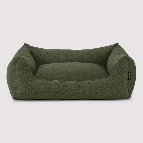 Nordog - Billy Bouclé hundeseng - Moss - Medium - 80x60x26 cm