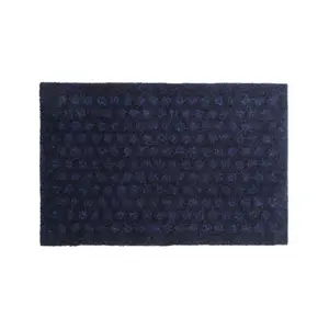 Tica Copenhagen - Smudsmåtte - Dots - Mørkeblå - 40x60 cm