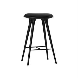 High Stool fra mater 74 cm (Black stained beech)