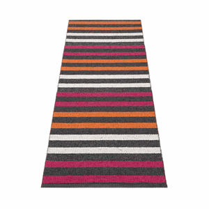 Image of Horredsmattan Plastiktæppe "Blogg" - 70x150 cm - cerise