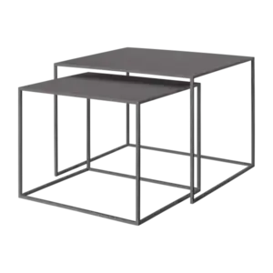 Blomus - Set of 2 Side Tables  - FERA - Steel Gray