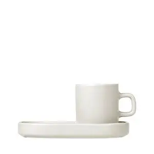 Blomus - Set of 2 Espresso Mugs 4pcs.  - Moonbeam - PILAR