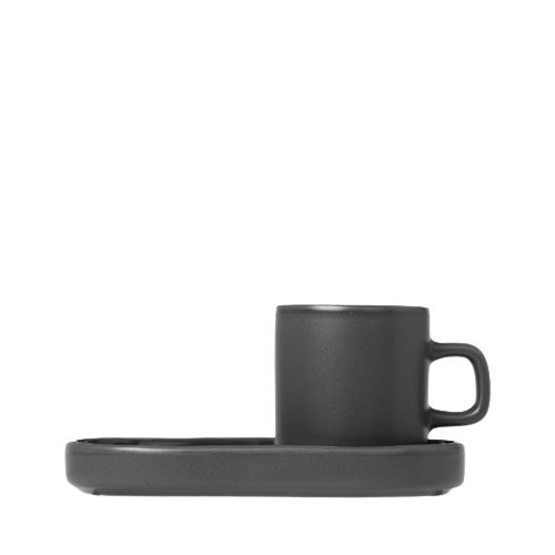 Blomus - Set of 2 Espresso Mugs 4pcs.  - Agave Green  - PILAR