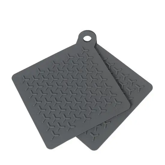 Blomus - 2 FLIP Grydelapper - Silikone - Grå