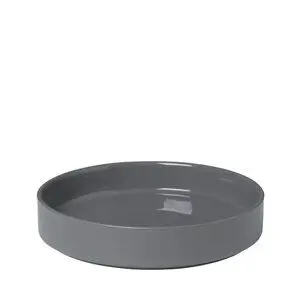 Blomus - Deep Plate  - Pewter - PILAR