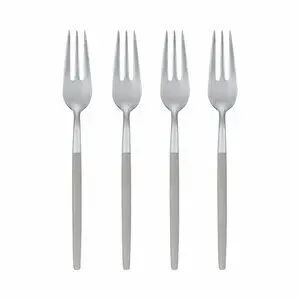 Blomus - Set of 4 Cake Forks  - Mourning Dove - MAXIME