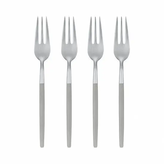 Blomus - Set of 4 Cake Forks  - Mourning Dove - MAXIME