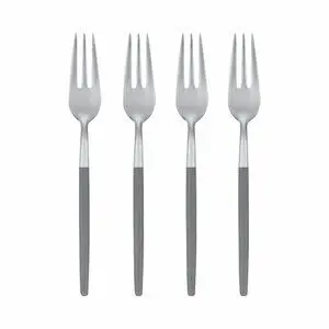 Blomus - Set of 4 Cake Forks  - Sharkskin - MAXIME