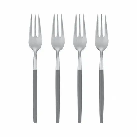 Blomus - Set of 4 Cake Forks  - Sharkskin - MAXIME