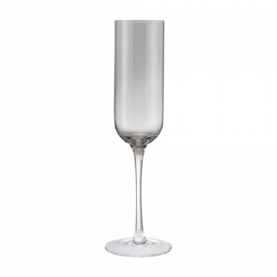 Blomus - Set 4 Champagne Glasses   - FUUMI - Smoke