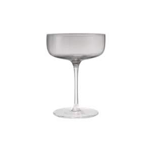 Blomus - Set 4 Champagne Saucer   - FUUMI - Smoke