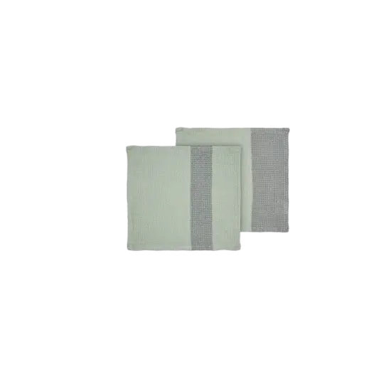Blomus - Set of 2 Dishcloths -  GANO - Desert Sage