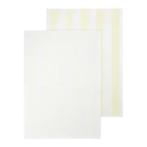 Blomus - Set of 2 Tea Towels  - TAULO - White/Transparent Yellow