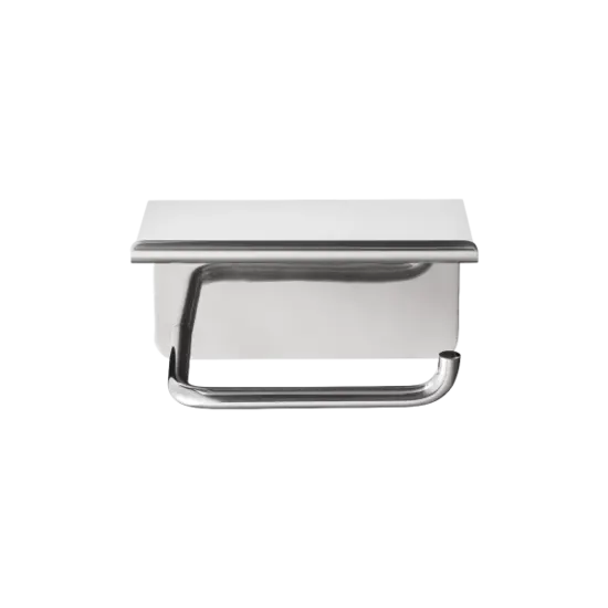 Blomus - Toilet Paper Holder  -MODO-  Stainless Steel polished with shelf
