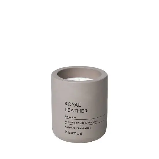 Blomus - Scented Candle  - Royal Leather  - FRAGA