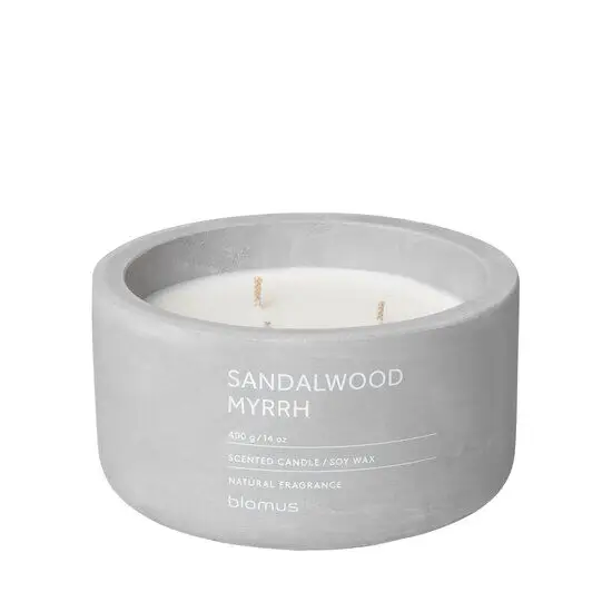 Blomus - Scented Candle  - Sandalwood Myrrh  - FRAGA