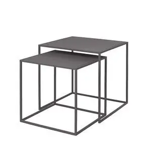 Blomus - Set of 2 Tables  - Steel Gray - FERA