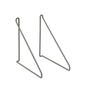 Blomus - Set of 2 Wires for Wall Shelf  - Steel Gray - PANOLA
