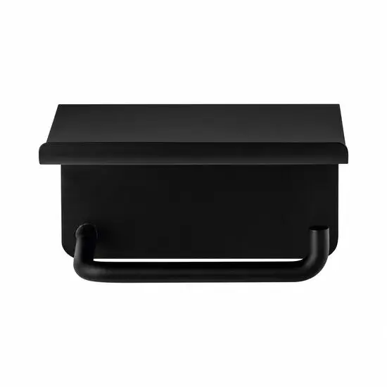 Blomus - Toilet Paper Holder with tray  - Black - MODO