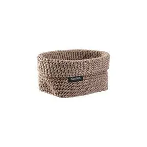 Blomus - Crochet Rope Basket -  M - Bark - TELA