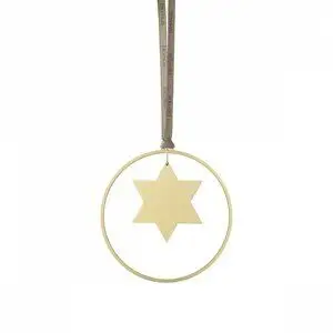 Blomus - Set of 4 Christmas Ornaments, Stars - KITAI - Stars