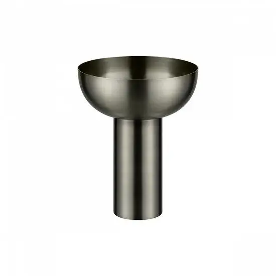 Blomus - Vase - MIYABI - Burned Metal, metallic finish