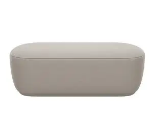 Blomus - Bench - KUON* fabric: Socia *colour: Desert* H 45 cm, B 120 cm, T 40 cm