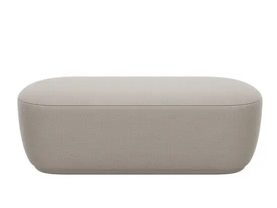 Blomus - Bench - KUON* fabric: Socia *colour: Desert* H 45 cm, B 120 cm, T 40 cm