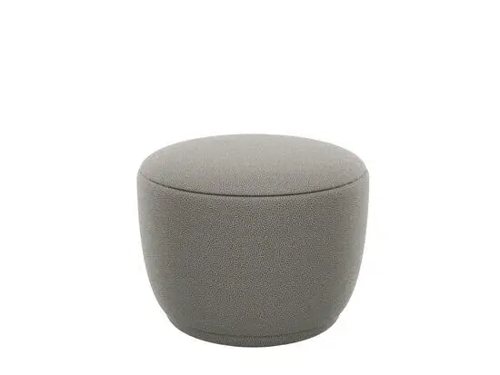 Blomus - Pouf - KUON* fabric: Socia *colour: Taupe* H 45 cm, Ø 48 cm