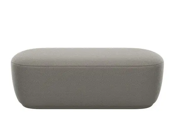 Blomus - Bench - KUON* fabric: Socia *colour: Taupe* H 45 cm, B 120 cm, T 40 cm