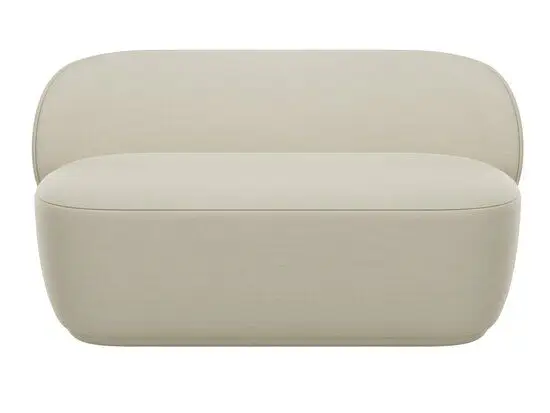 Blomus - 2 Seater Sofa - KUON* fabric: Boucla *colour: Beige* H 71 cm, B 137,5 cm, T 69 cm