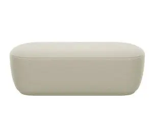 Blomus - Bench - KUON* fabric: Boucla *colour: Beige* H 45 cm, B 120 cm, T 40 cm