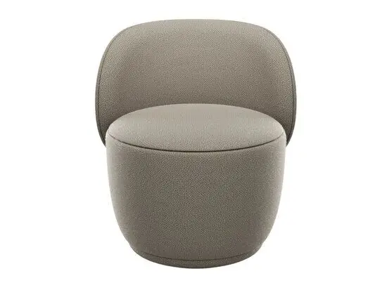 Blomus - Armchair - KUON* fabric: Boucla *colour: Shitake* H 71 cm, B 65 cm, T 63 cm