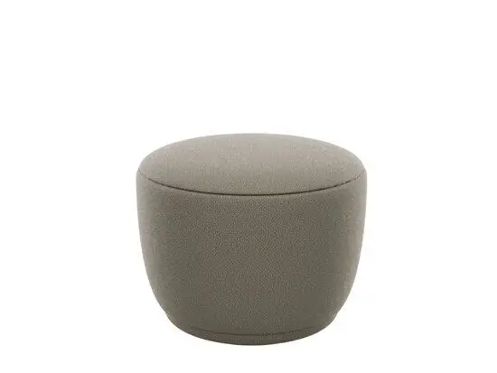 Blomus - Pouf - KUON* fabric: Boucla *colour: Shitake* H 45 cm, Ø 48 cm