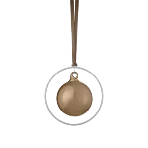 Blomus - Set of 4 Christmas decorations -KITAI-  Silver Coffee