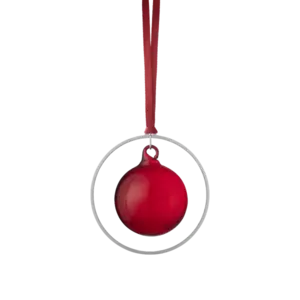 Blomus - Set of 4 Christmas decorations -KITAI-  Silver Port