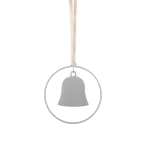 Blomus - Set of 4 Christmas decorations -KITAI-  Silver Bells