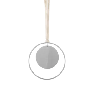 Blomus - Set of 4 Christmas decorations -KITAI-  Silver ball