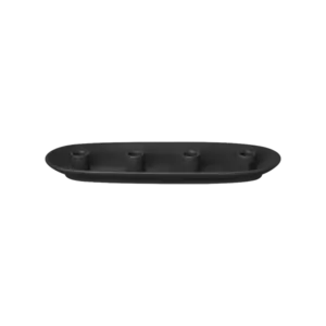Blomus - Candle Holder -VELA-  Black Shape oval