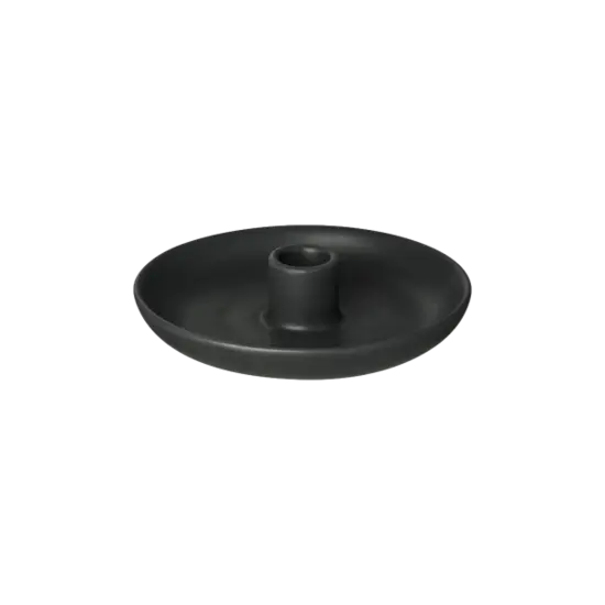 Blomus - Candle Holder -VELA-  Black  -  M Shape round