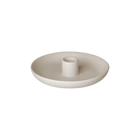Blomus - Candle Holder -VELA-  Moonbeam  -  M Shape round