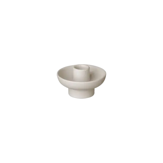 Blomus - Candle Holder -VELA-  Moonbeam  -  S Shape round