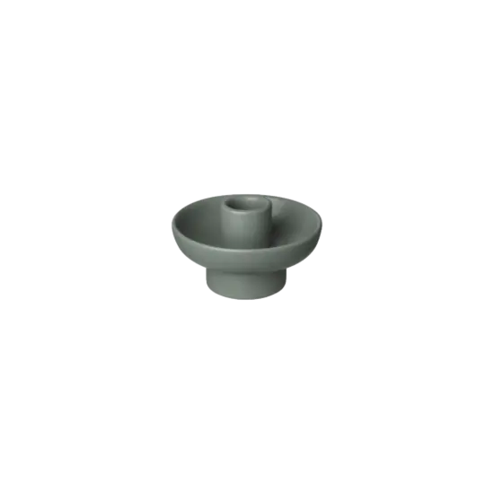 Blomus - Candle Holder  -VELA-  Agave Green  -  S Shape round