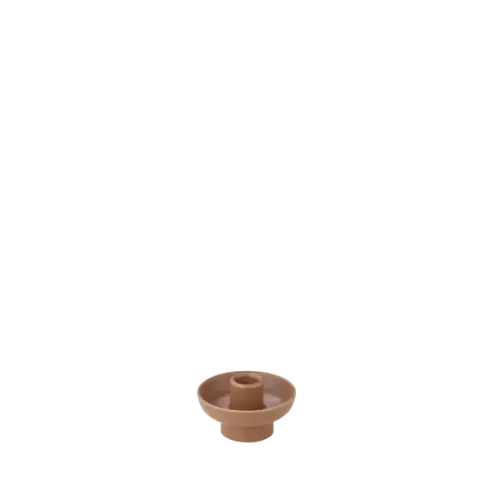 Blomus - Candle Holder -  VELA - Amber Brown