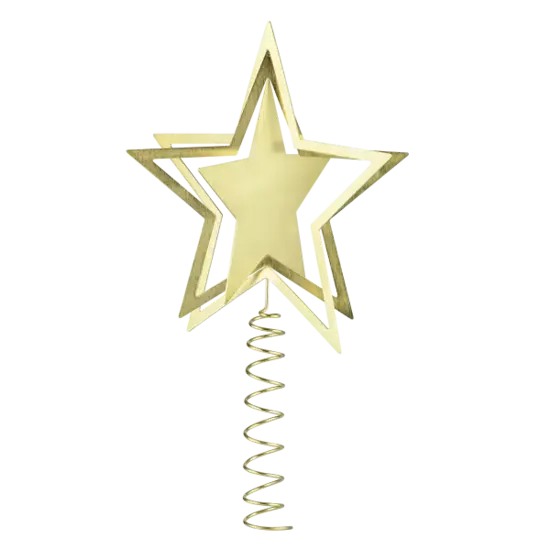 Blomus - Christmas Tree Top Star -  KITAI - Brass