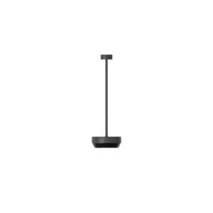 Blomus udendørs LED-lampe TURAS i granitgrå, elegant design, ideel til haven eller terrassen.