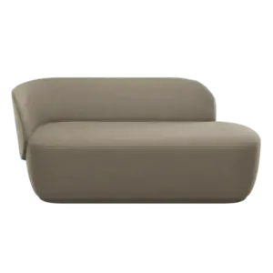 Blomus - Ottoman, fabric Boucla -  KUON - Shitake