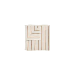 Blomus - Guest towel -ARTO- colour Moonbeam/Amber Brown thin stripes