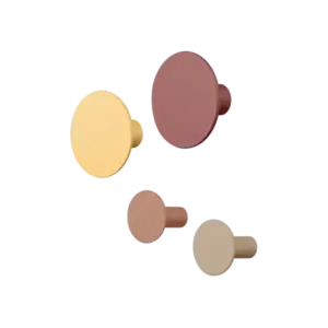 Blomus - Set of 4 Wall Hooks  - PONTO - New Wheat